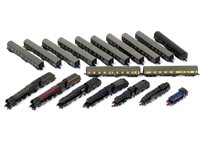 Lot 349 - Graham Farish Midland Region Steam Engines (7) and Coaches (12), N Gauge