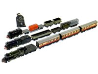 Lot 353 - Trix Twin OO 3-rail Locos (3) and Rolling Stock (7)