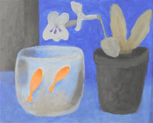 Lot 50 - Rachel Windham, fish and flowers