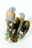Lot 239 - A Beswick model of a pair of Turtle Doves