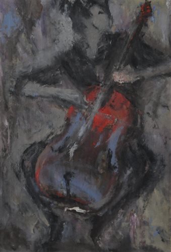 Lot 100 - Dorothy Bradford, playing the cello