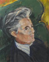 Lot 49 - Harold Riley, portrait of a gentleman