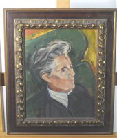 Lot 49 - Harold Riley, portrait of a gentleman
