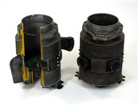 Lot 255 - Two Bristol Hercules cylinder heads