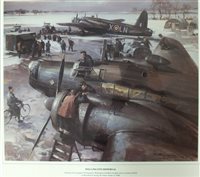 Lot 251 - A collection of aviation related prints and stickers