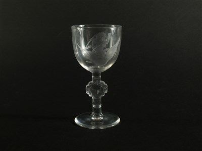 Lot 131 - An Art Deco René Lalique wine glass