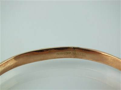 Lot 134 - Two 9ct gold bangles