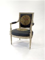 Lot 784 - A Victorian upholstered squat armchair
