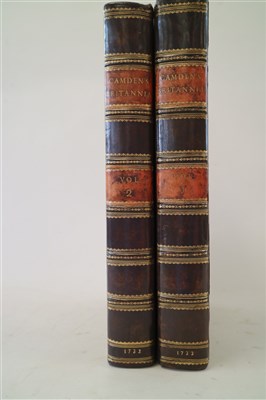 Lot 152 - CAMDEN, William, Britannia, 2 vols folio, 2nd...