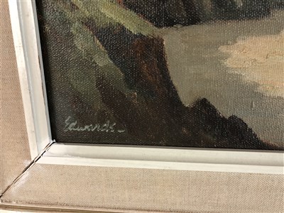 Lot 44 - Edwards, Oil on canvas, Gurnards Head