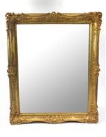 Lot 719 - A large 19th century gilt plaster frame