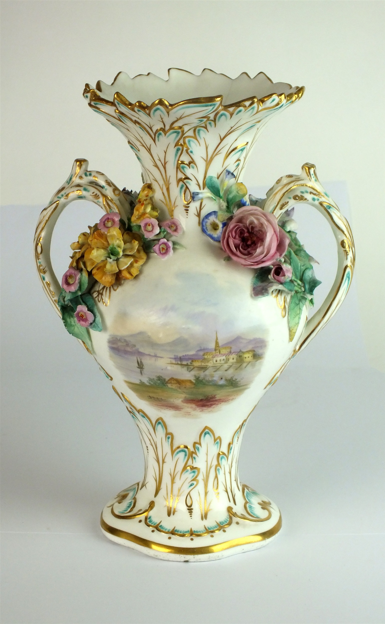 Lot 382 - A Coalport 'coalbrookdale' Porcelain