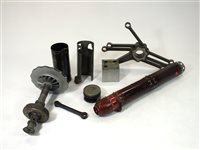 Lot 256 - Bristol Hercules engine parts comprising two cylinder piston liners