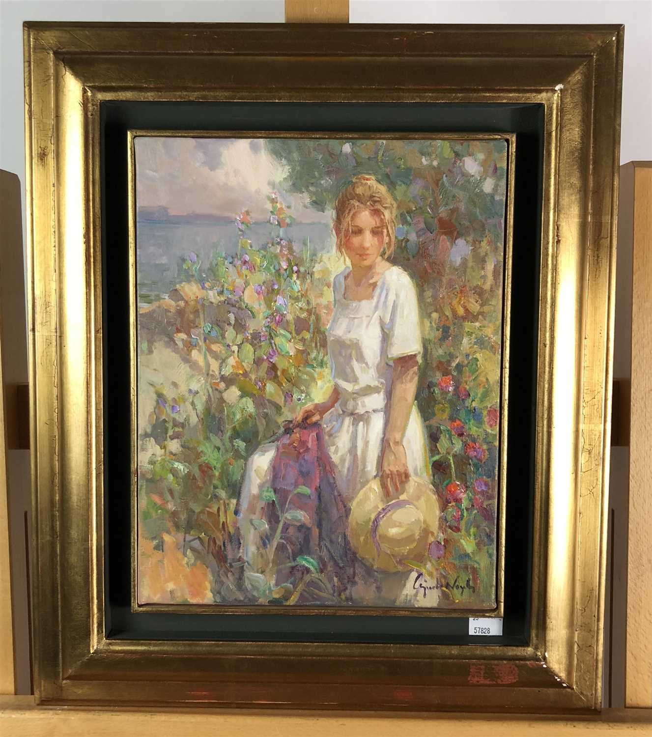 Lot 322 - Ricardo Cejudo Nogales, study of a young girl