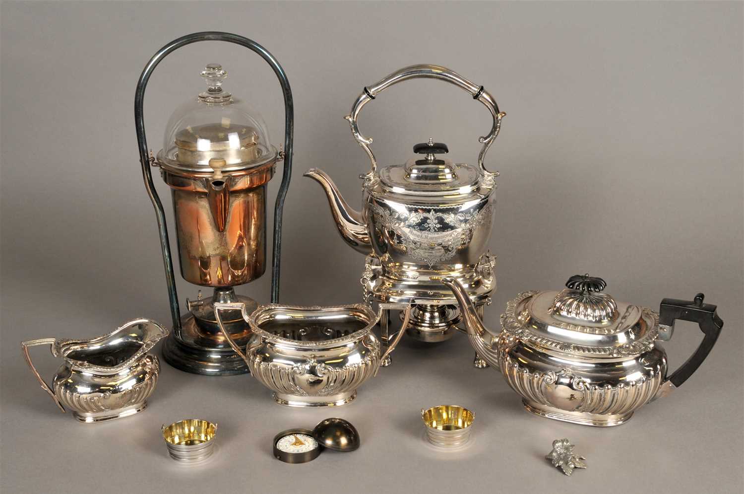 Lot 61 - A collection of silver plated wares