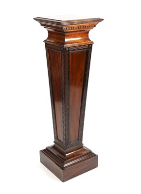 Lot 786 - A large Victorian mahogany pedestal / jardinière stand