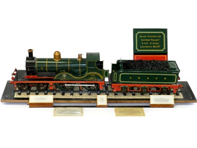 Lot 299 - South Eastern and Chatham Railway Wainwright D Class engine 1/16