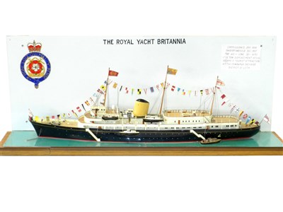 Lot 611 - The Royal Yacht Britannia 1/144 scale mixed...