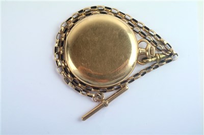 Lot 361 - A 14ct Gold Patek Philippe Hunter Pocket Watch