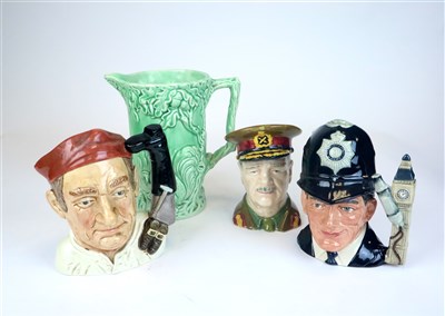 Lot 303 - Royal Doulton character jugs and other ceramics