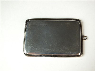 Lot 93 - A silver double stamp case