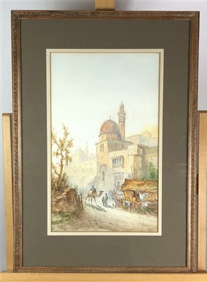 Lot 437 - Frank Catano (1880-1920) North African Town