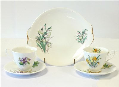 Lot 428 - A Royal Albert Flower of the Month tea service