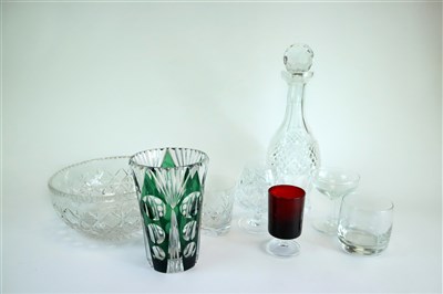 Lot 288 - An assorted collection of cut and other glassware