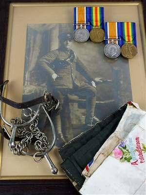 Lot 310 - A pair of World War I medals