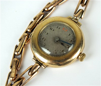 Lot 317 - A Ladies 9ct Gold Rolex Wristwatch.