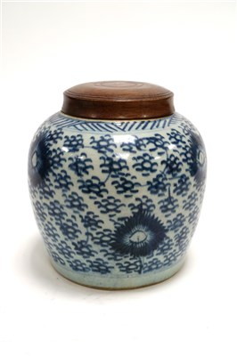 Lot 531 - A Chinese blue and white ginger jar