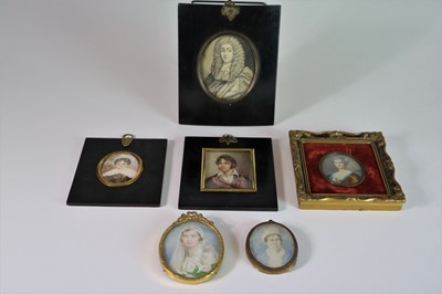 Lot 140 - Collection of 19th and 20th Century Miniatures