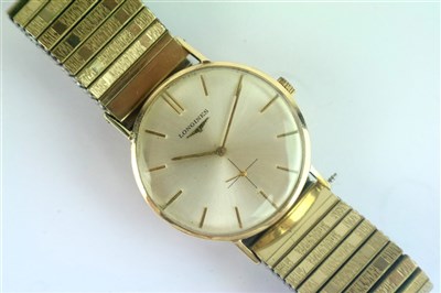 Lot 248 - A Gentleman's 9ct gold Longines Wristwatch