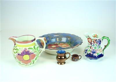 Lot 308 - A collection of jugs and a Royal Doulton bowl