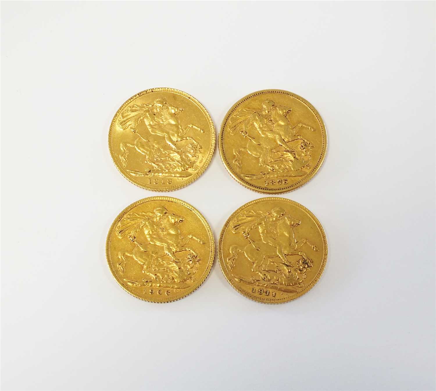 Lot 266 - Four sovereigns