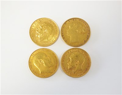 Lot 266 - Four sovereigns