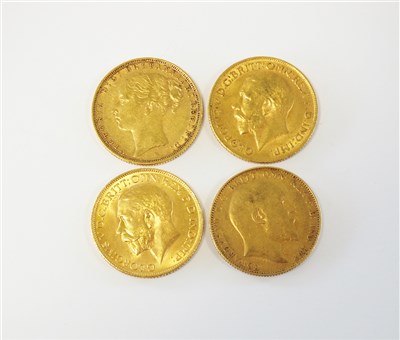 Lot 267 - Four sovereigns