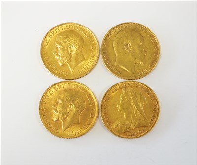 Lot 269 - Four sovereigns