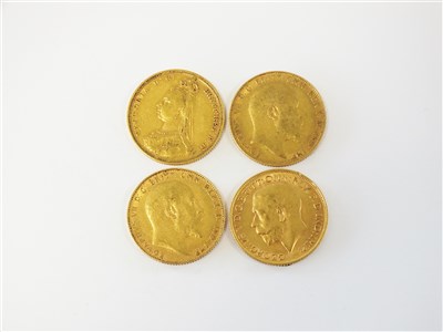 Lot 271 - Four sovereigns