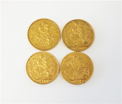 Lot 271 - Four sovereigns