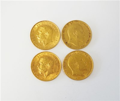 Lot 275 - Four half sovereigns