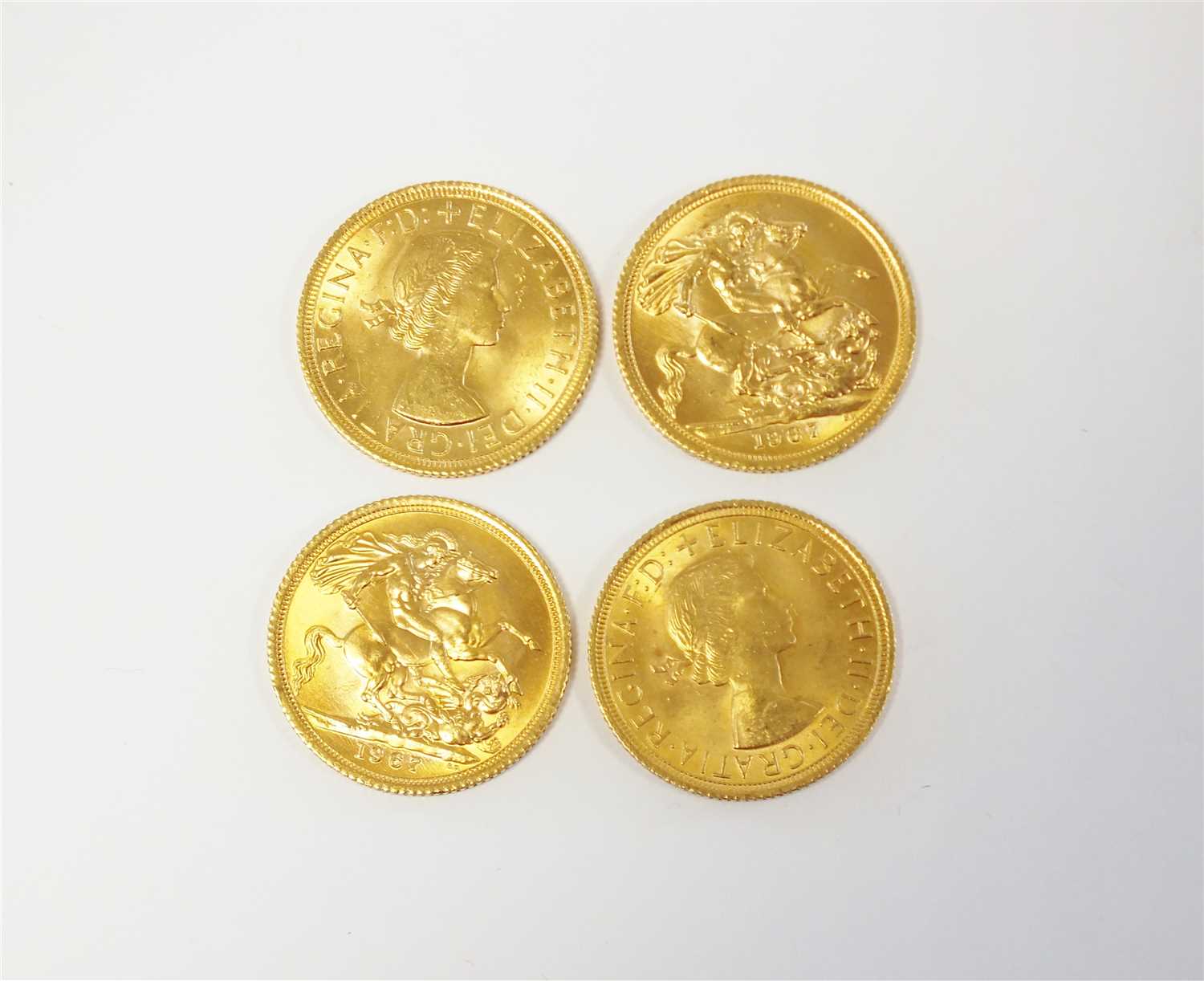 Lot 289 - Four sovereigns