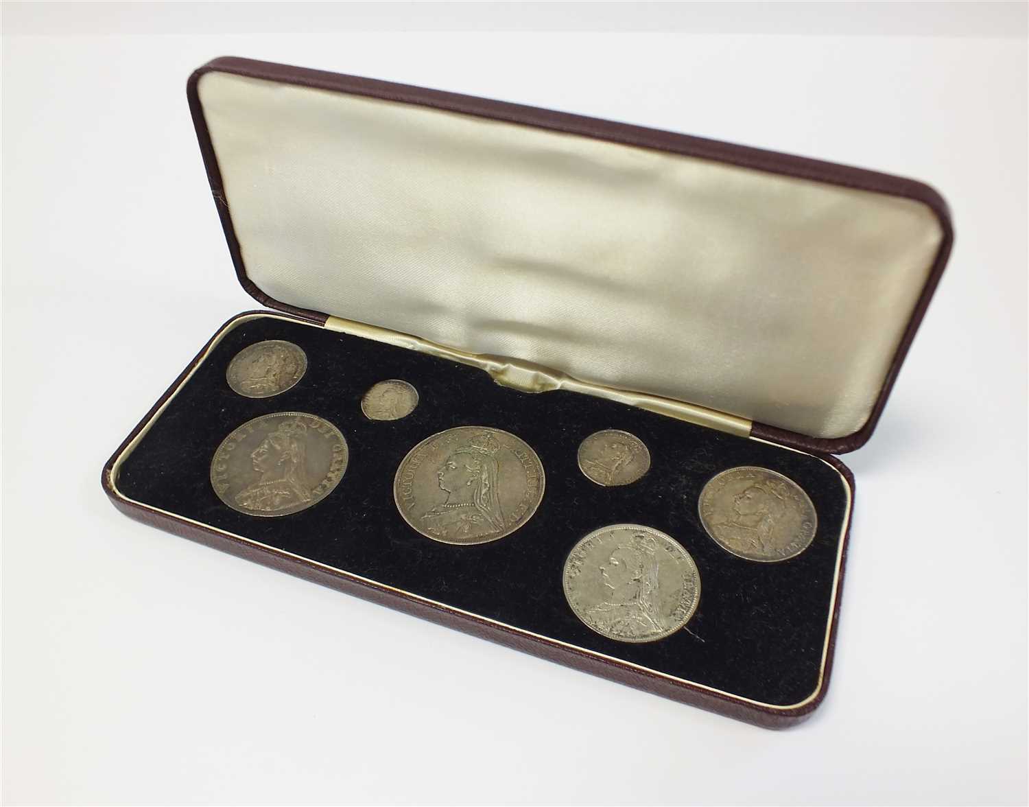 Lot 291 - A Victoria Jubilee 1887 specimen seven coin set