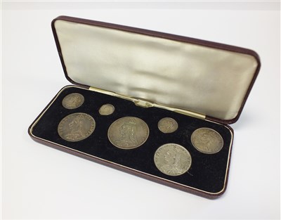 Lot 291 - A Victoria Jubilee 1887 specimen seven coin set