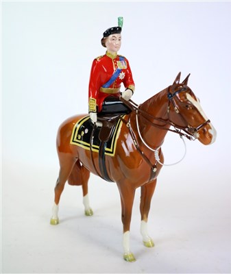 Lot 252 - A Beswick model of H.M. Queen Elizabeth II