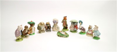 Lot 253 - 12 Beswick Beatrice Potter figurines