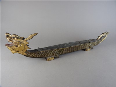 Lot 119 - Dragon boat time clock