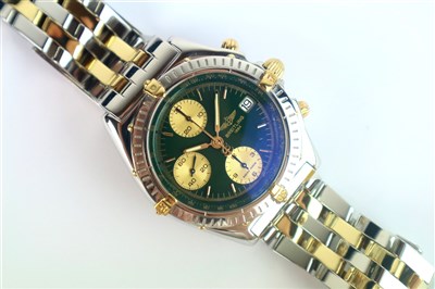 Lot 207 - A Gentleman's Breitling Chronomat Steel and Yellow Gold Wristwatch