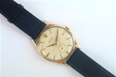 Lot 241 - A Gentleman's 9ct Gold Rolex Precision Wristwatch
