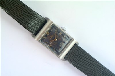 Lot 245 - A Ladies Omega Tank Style Wristwatch